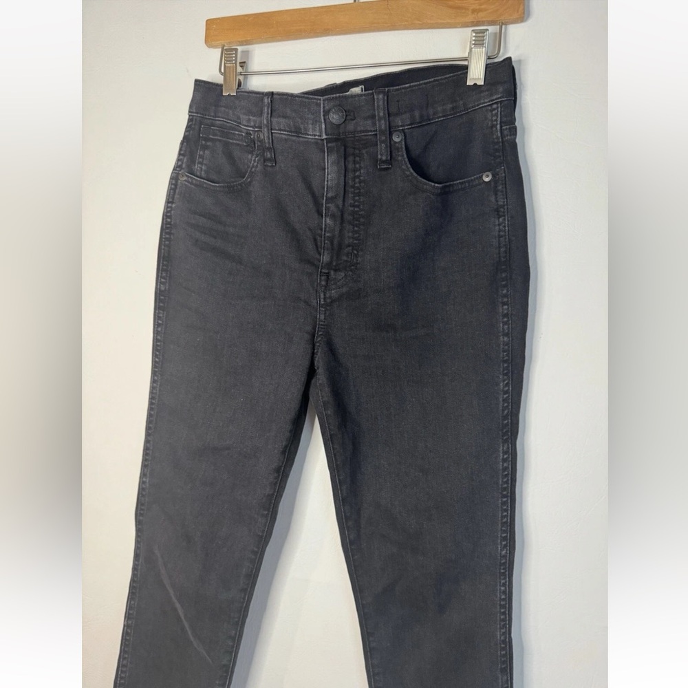 Madewell High Rise Skinny Jeans Womens Size 29 Stretch Black Denim wash